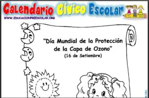 Fichas del Día Internacional para la Protección de la Capa de Ozono Para Preescolar