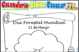 Día Mundial Forestal Para Preescolar