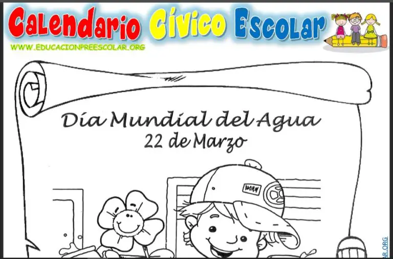 22 De Marzo Día Mundial Del Agua — Educación Preescolar 7276