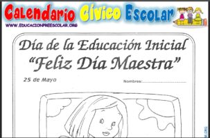 Fichas del Día de la Educación Preescolar