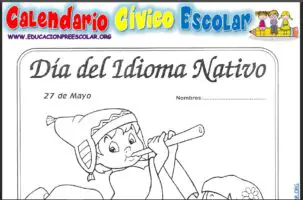 Día del Idioma Nativo Para Preescolar