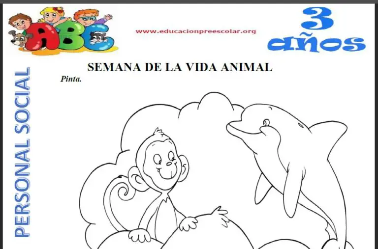 Semana de la Vida Animal Para Niños de 3 Años — Educación